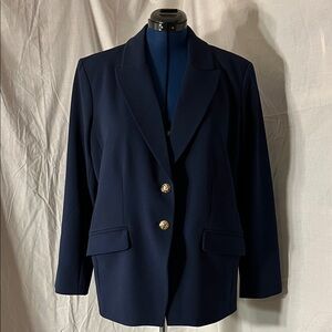 Dennis Basso Navy Women's Blazer XL
Brand New